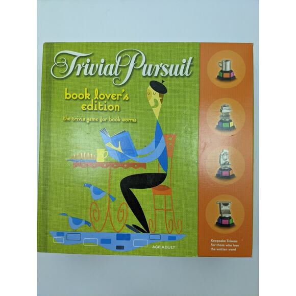 Trivial Pursuit Book Lover's Edition 2004 Authors Literary Characters Retail $50 - Picture 4 of 5